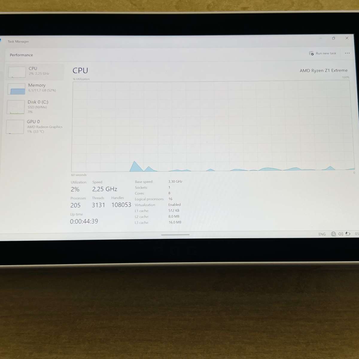 Asus ROG Ally Z1 Extreme 3.30GHz 16GB RAM 512GB SSD White (Condition: Excellent)