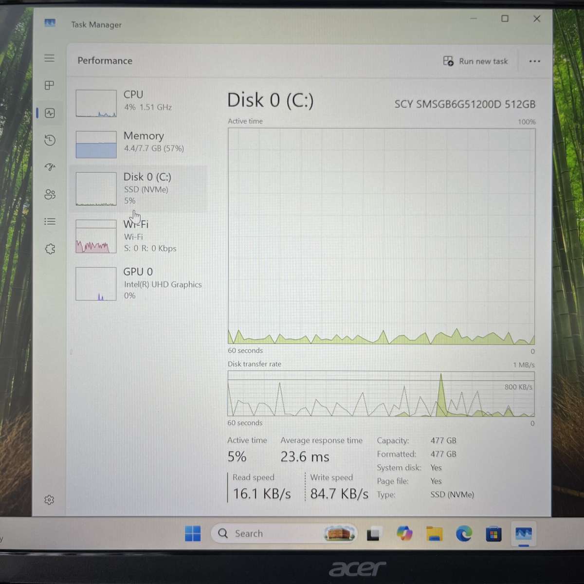 Acer Aspire Lite AL14-31P "Core i3-N300" 8GB RAM 512GB SSD Silver (Condition: Excellent)