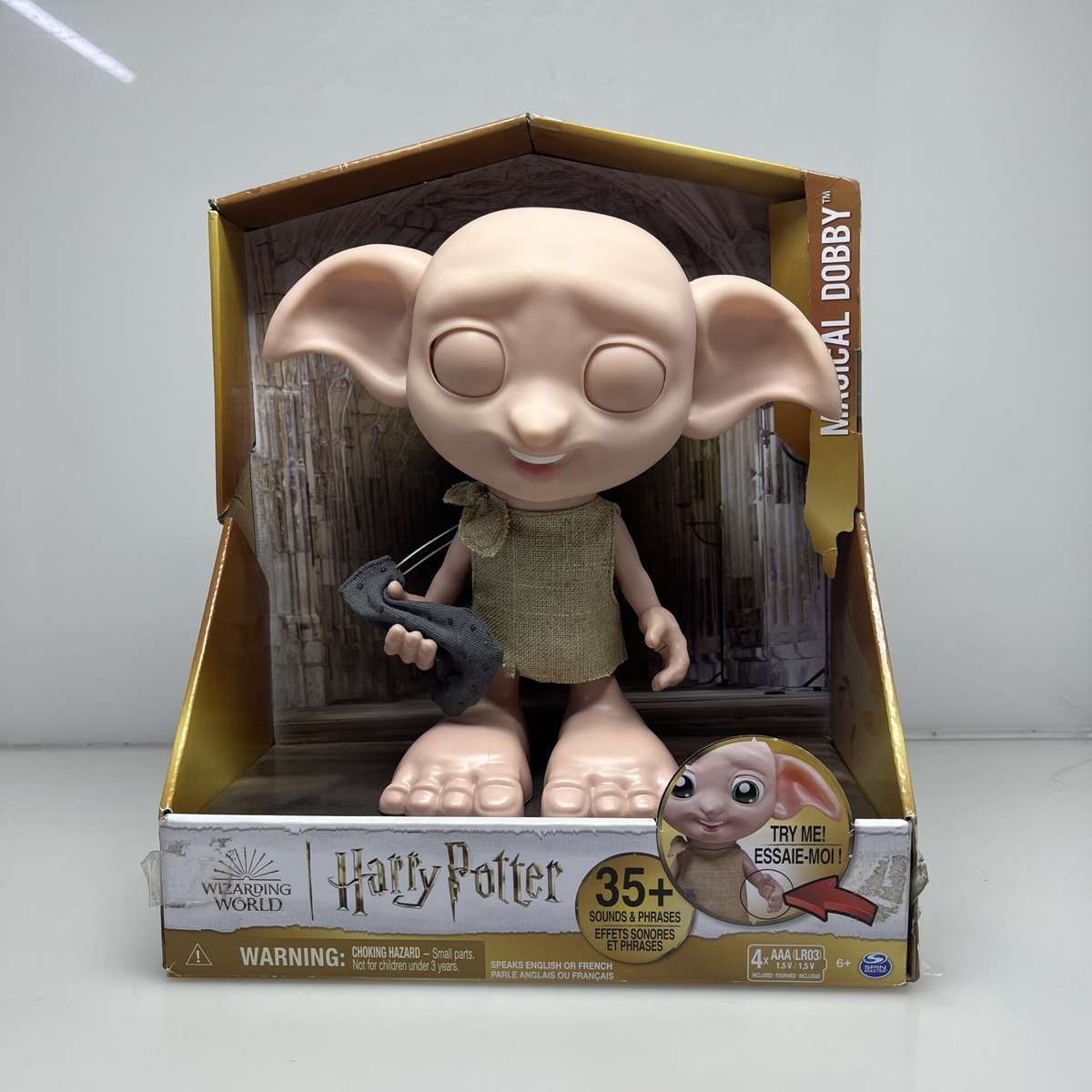 COMBO DEAL: Harry Potter Magical Dobby (French) + Transformers Bumblebee + Pictionary Air 2 (Cond...