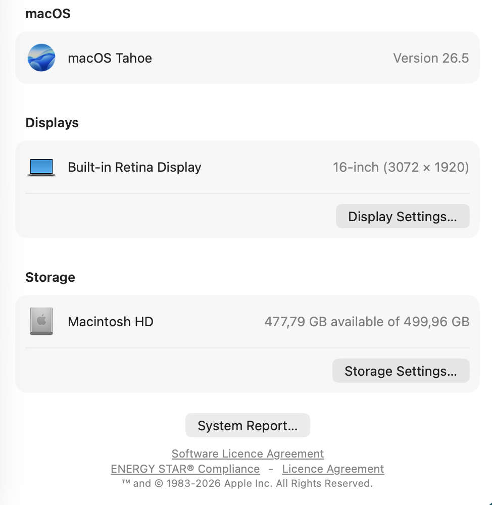 Apple MacBook Pro 16-Inch Core i7 2.6 GHz (TouchBar, 2019) 16GB RAM 512GB SSD Space Gray (C...