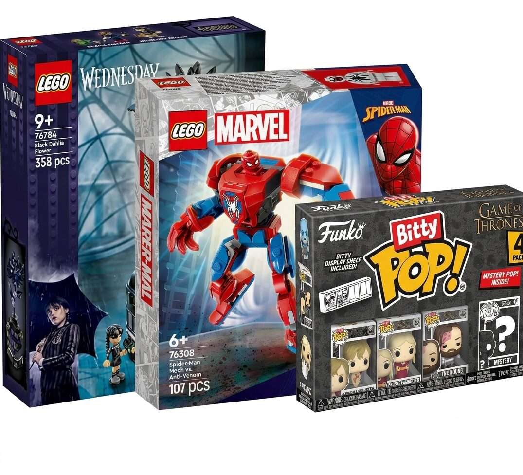 COMBO DEAL: Funko Bitty Pop Game of Thrones + LEGO® Marvel Spider-Man Mesh vs Anti-Venom 76308 +...