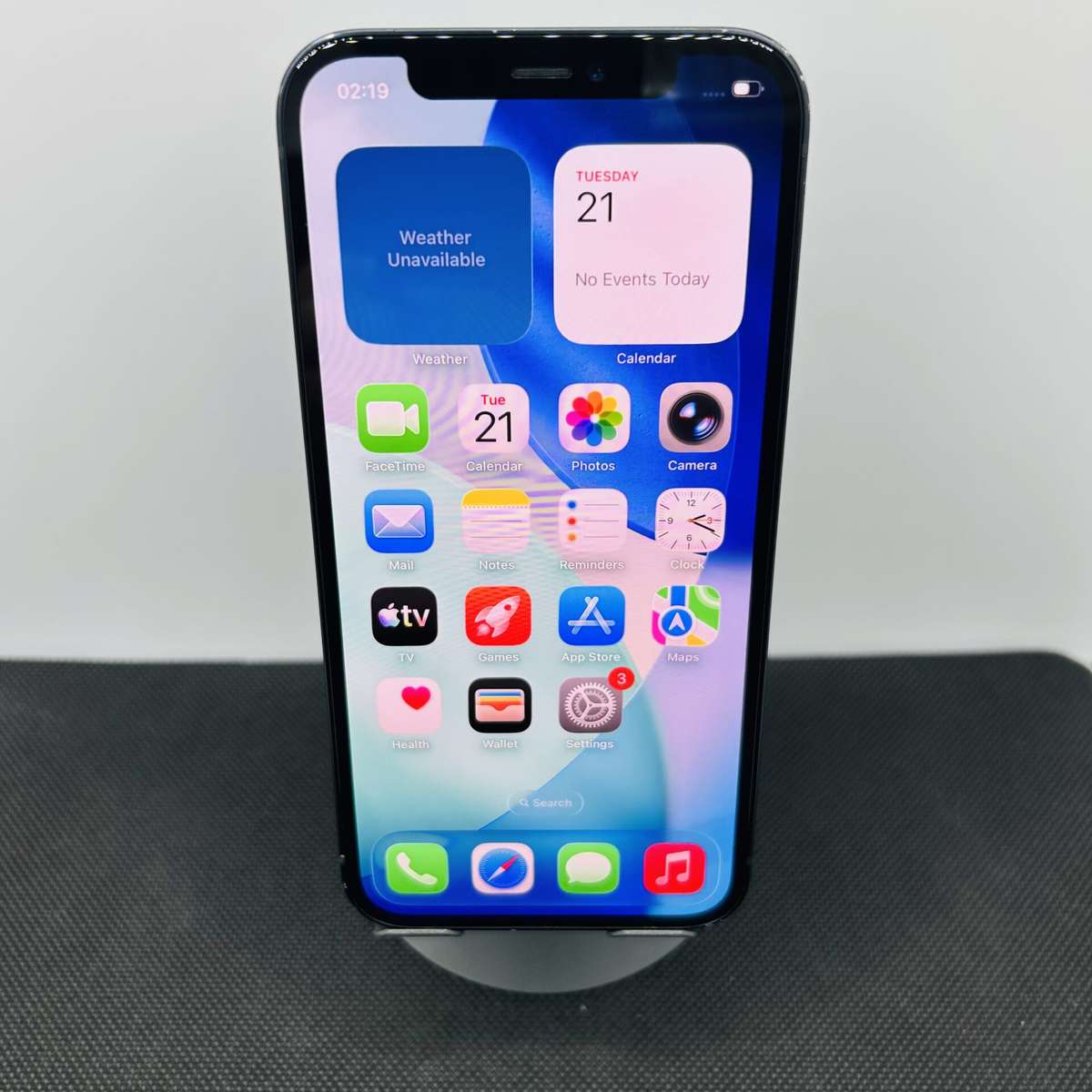 Apple iPhone 12 128GB Black - Face ID Not Working (Condition: Good)