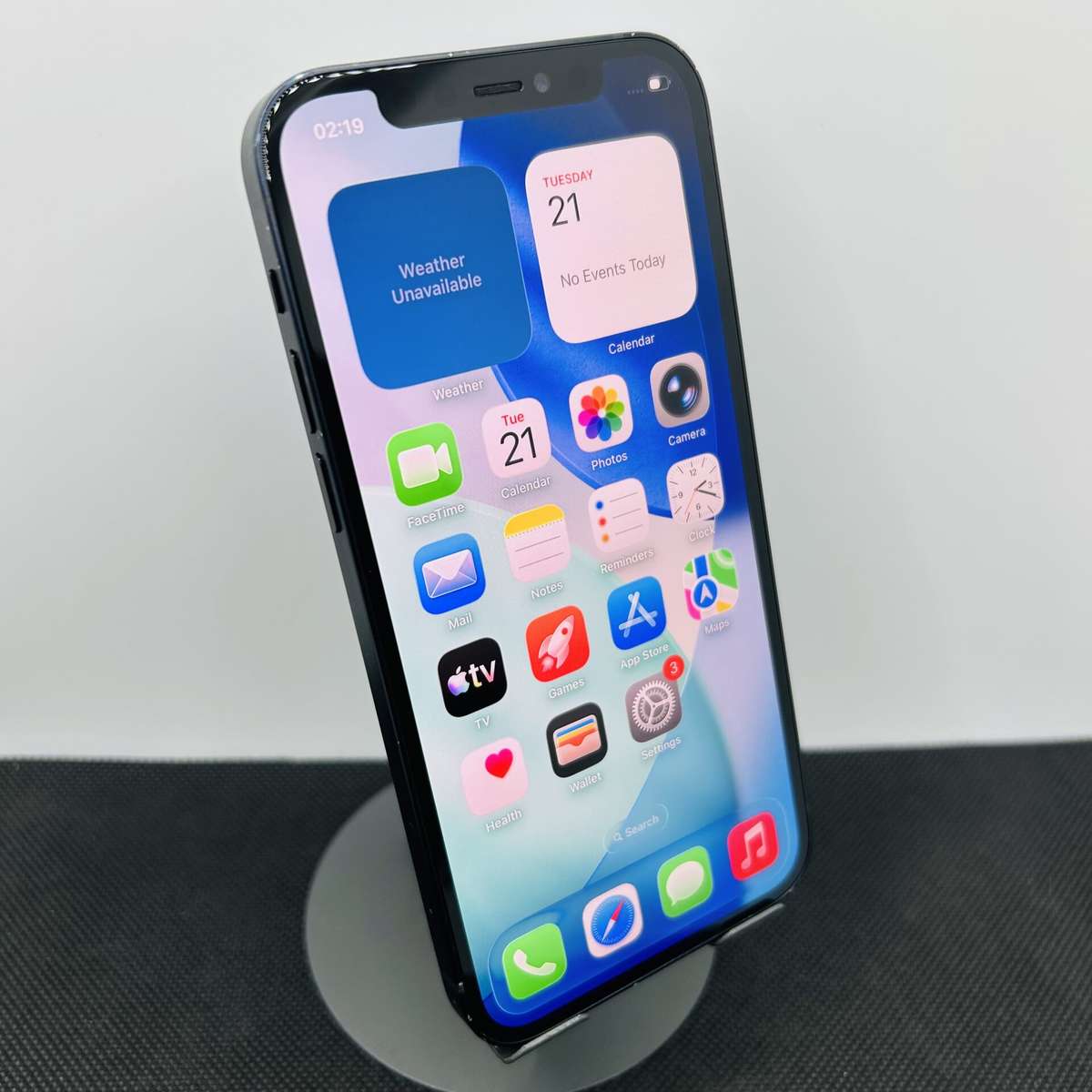 Apple iPhone 12 128GB Black - Face ID Not Working (Condition: Good)