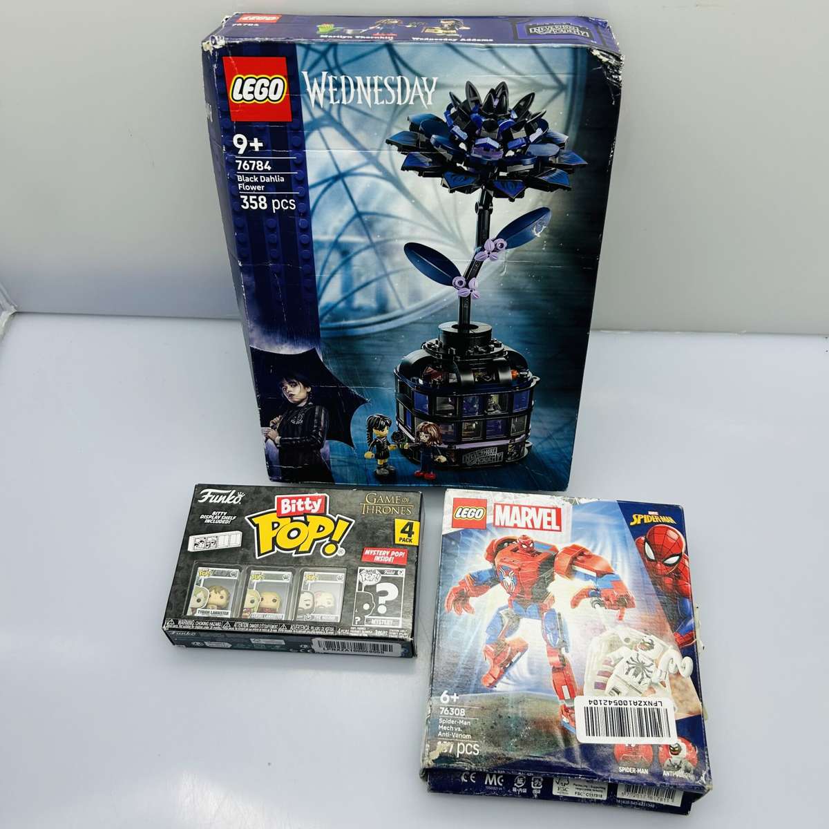 COMBO DEAL: Funko Bitty Pop Game of Thrones + LEGO® Marvel Spider-Man Mesh vs Anti-Venom 76308 +...