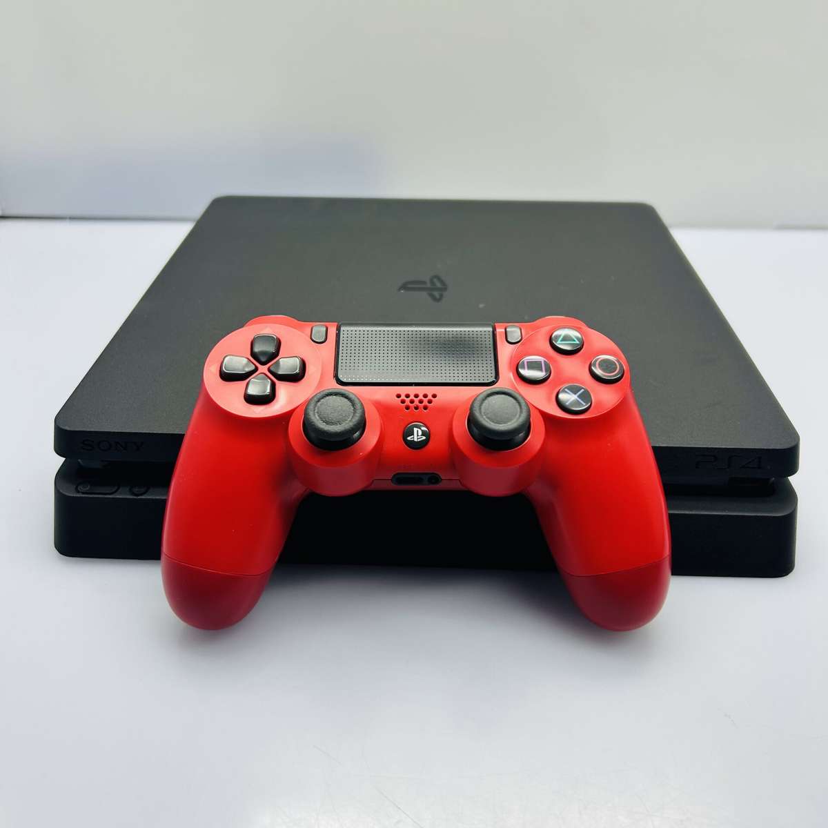 Sony PlayStation 4 Slim 500GB Black + Controller + Power Cable + HDMI Cable (Condition: Good)