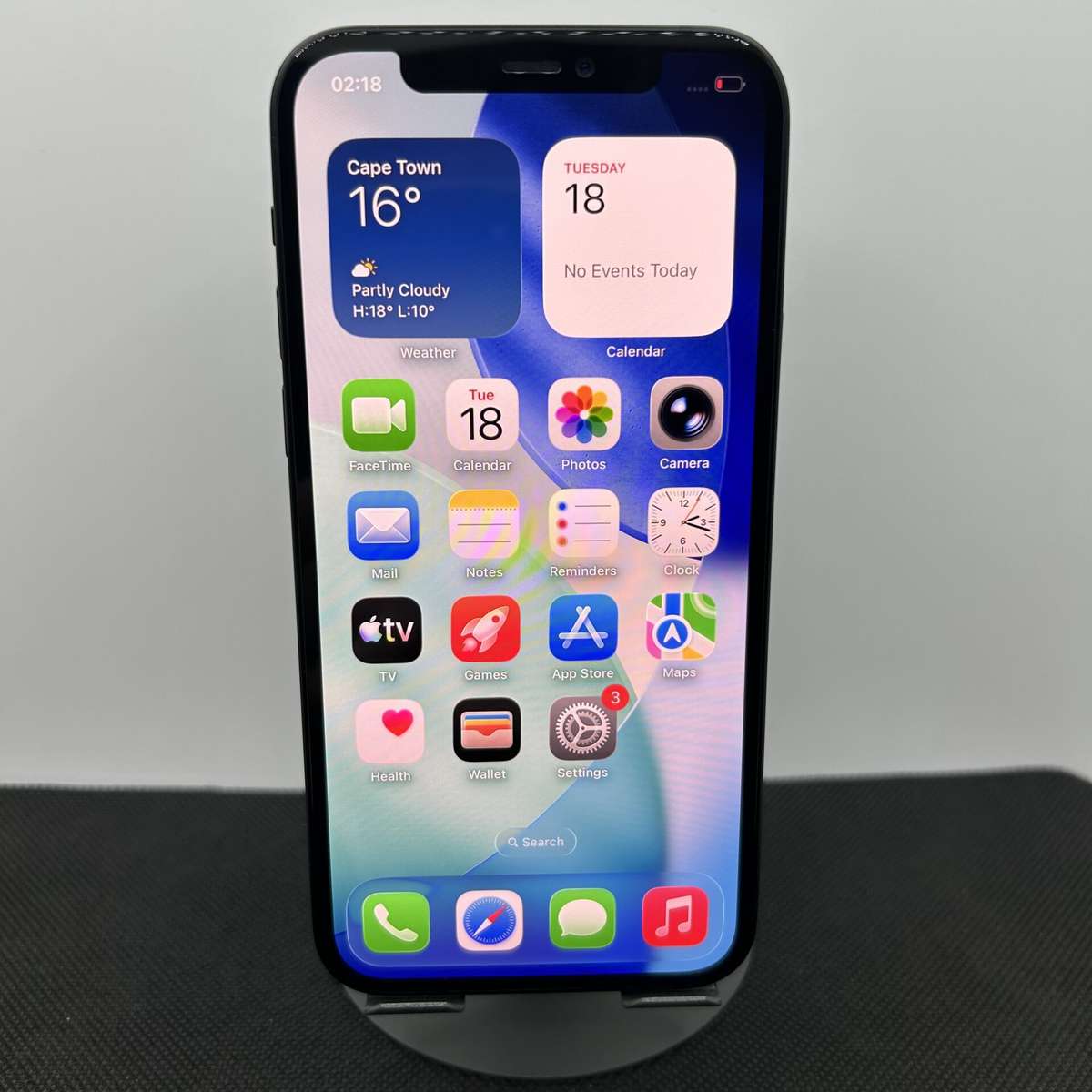 Apple iPhone 12 256GB Black - Face ID Not Working (Condition: Good)