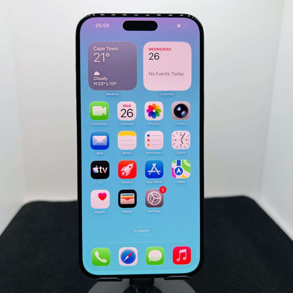 Apple iPhone 15 Pro Max 256GB Blue Titanium - Face ID Not Working (Condition: Good)