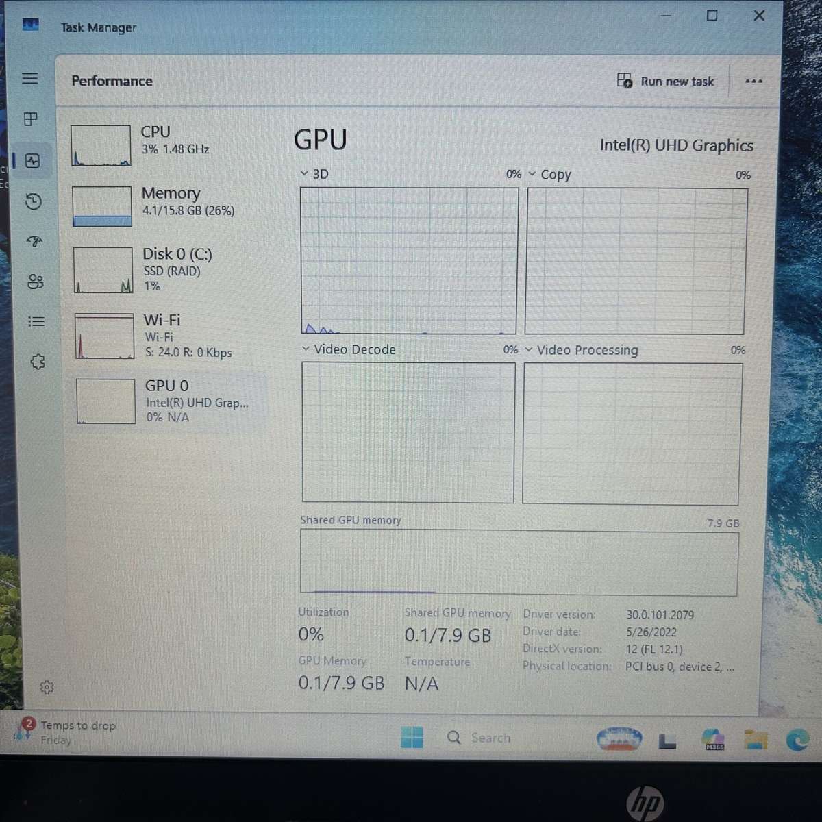 HP 250 G8 10th Gen Core i5 1.19GHz 16GB RAM 512GB SSD Asteroid Silver (Condition: Good)