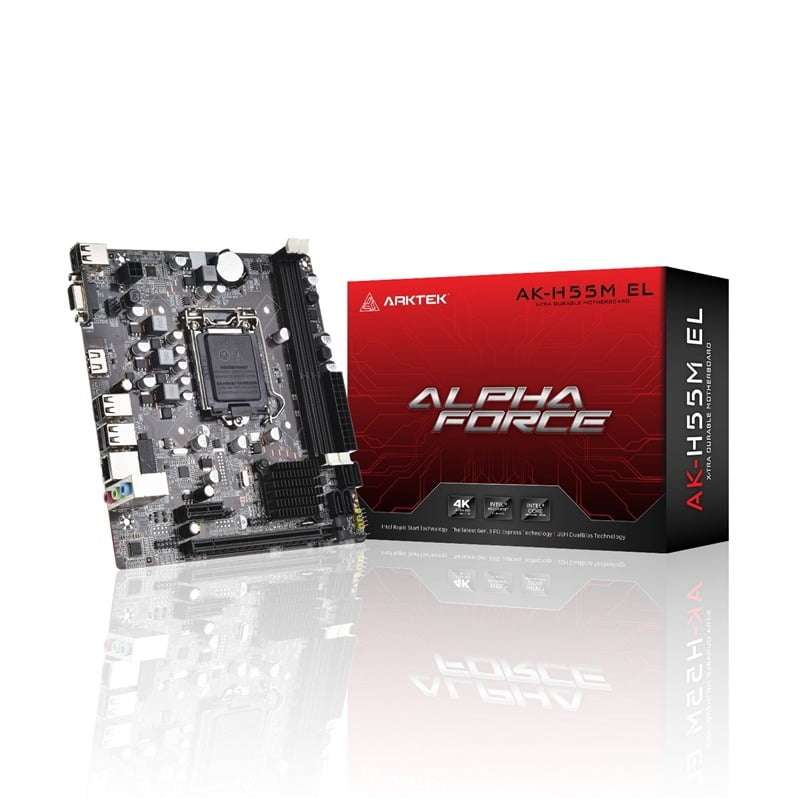 Arktek Ak-H55M EL Socket 1156 Motherboard