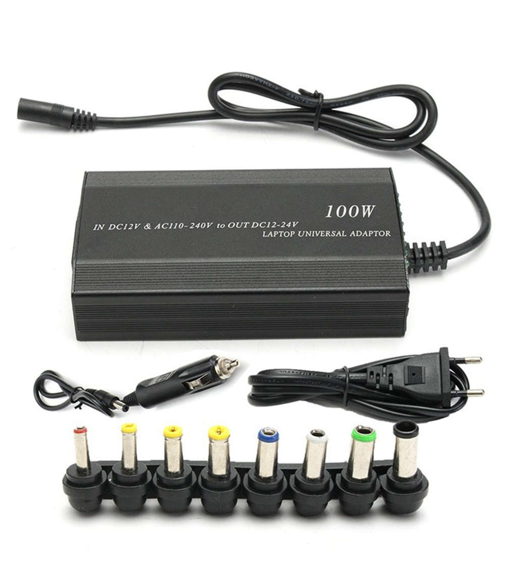 JY Universal Car &amp; Home Laptop Charger 100W - 6 Months warranty