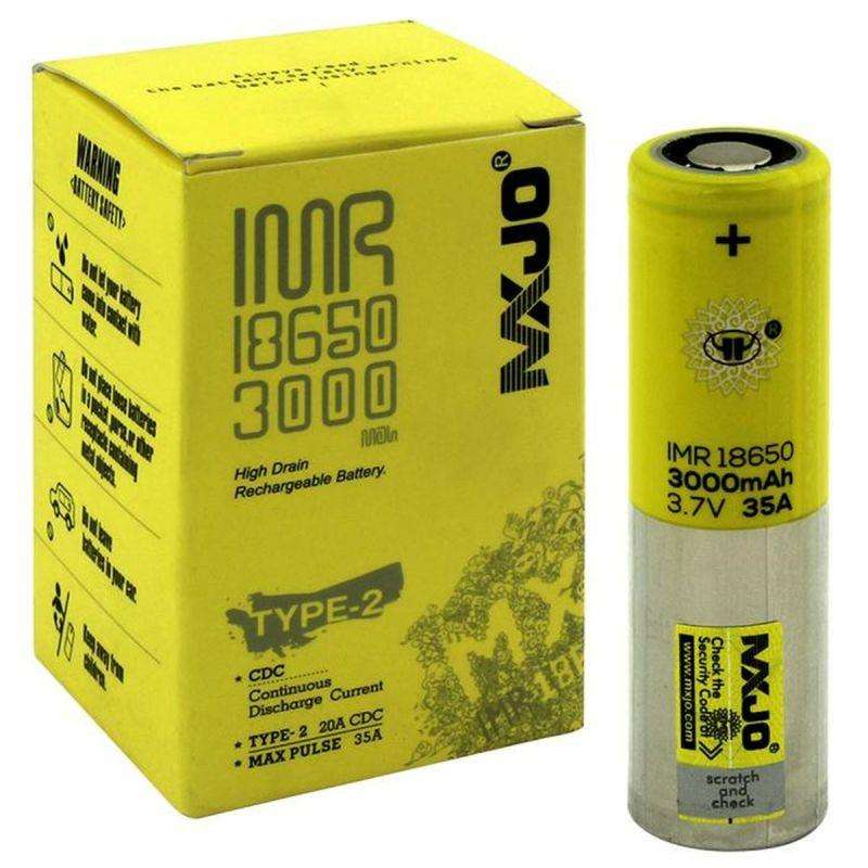 MXJO 18650 3000mAh 4 Pack Rechargeable Batteries