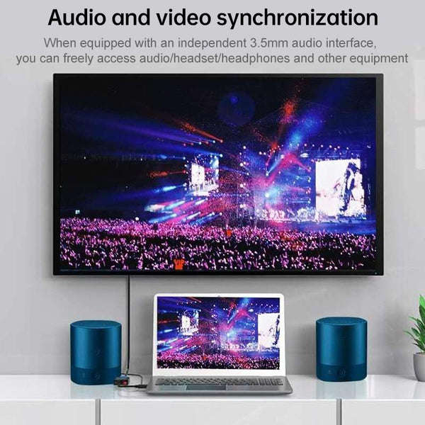 HDMI to HDMI + VGA Adapter