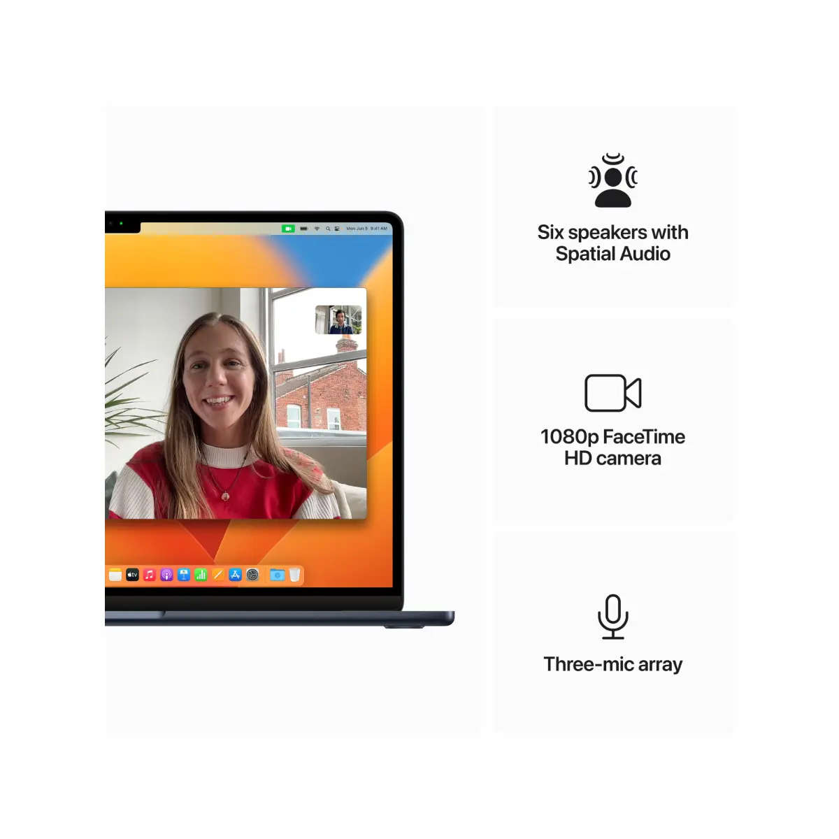 Apple MacBook Air 15.3-inch M2 | 8Core CPU and 10Core GPU | 16GB RAM | 512GB SSD | Midnight...