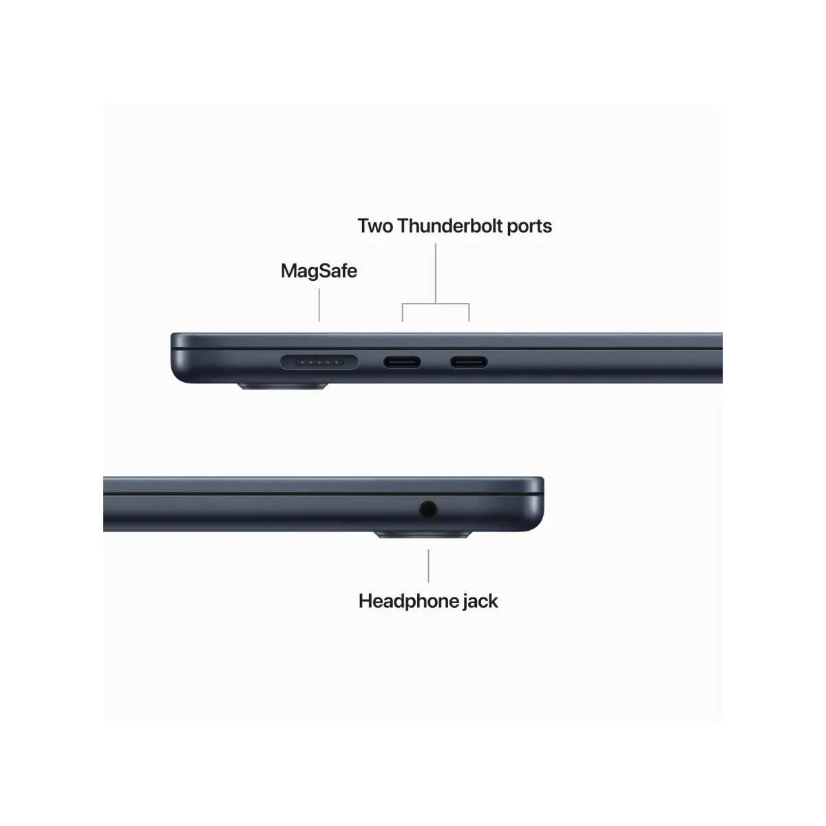 Apple MacBook Air 15.3-inch M2 | 8Core CPU and 10Core GPU | 16GB RAM | 512GB SSD | Midnight...