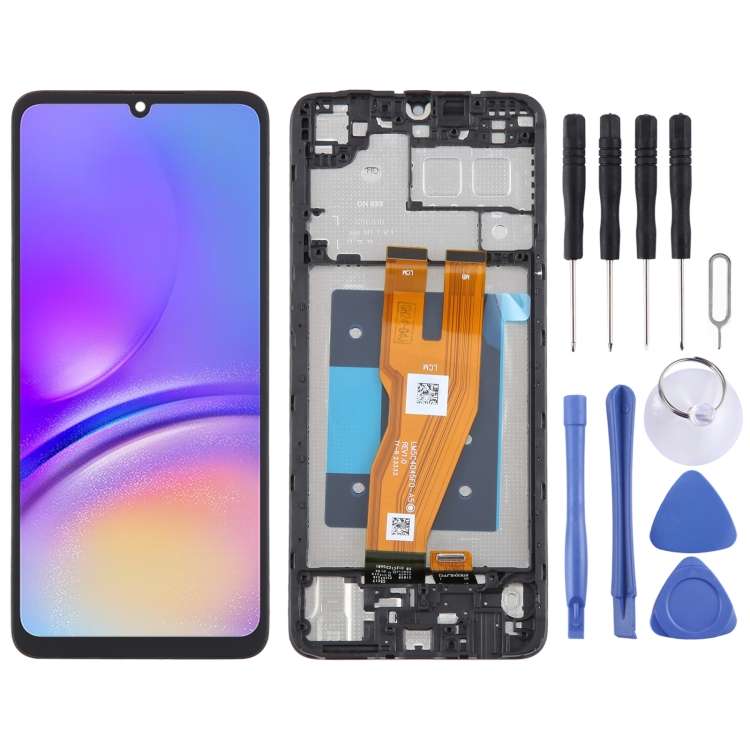 For Samsung Galaxy A05 SM-A055F Original LCD Screen Digitizer Full Assembly with Frame, For Samsu...