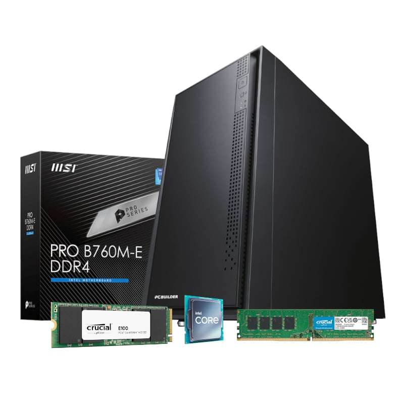 PCBuilder Intel i7-12700 HOME MASTER Windows 11 Desktop PC