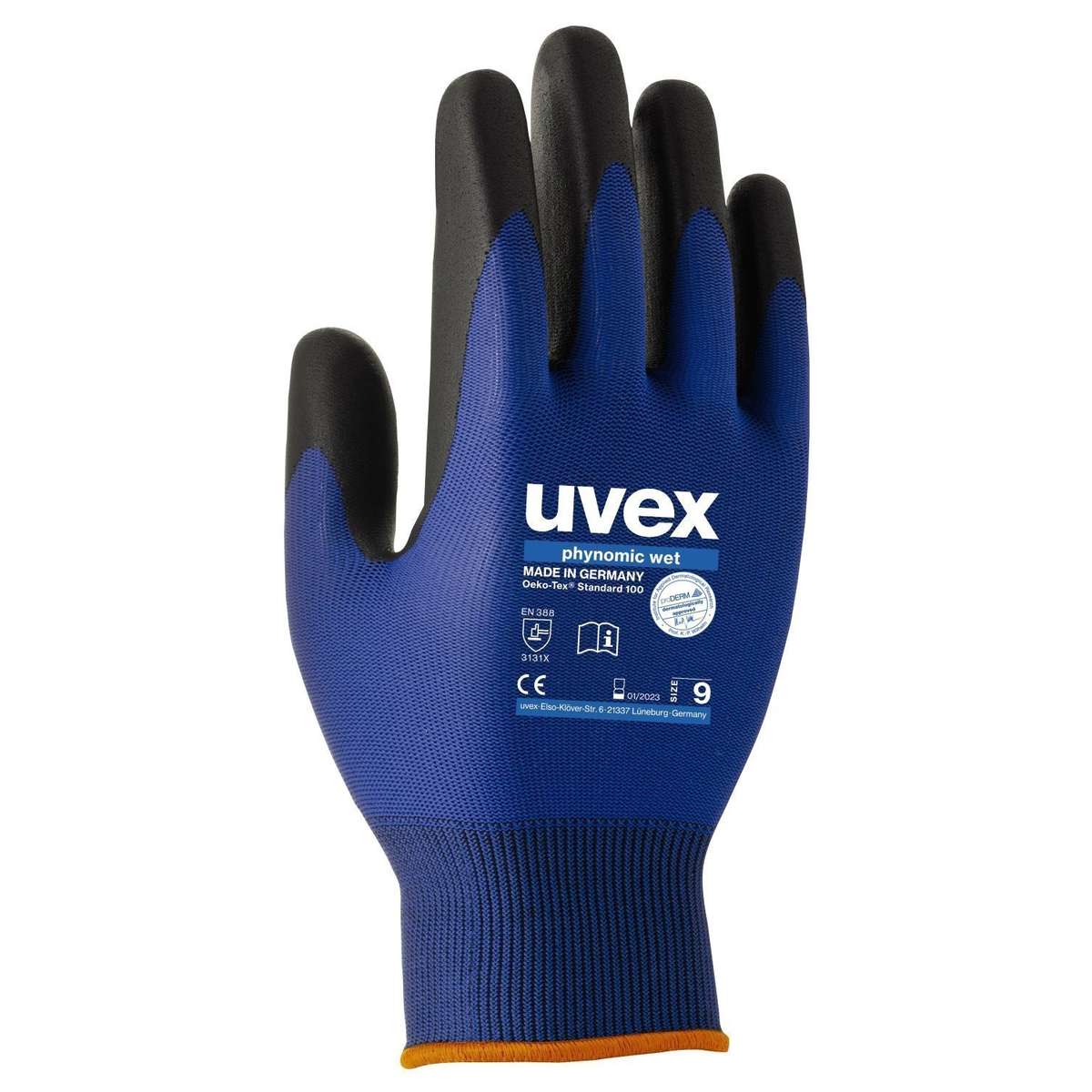uvex phynomic WET Safety Gloves - 08