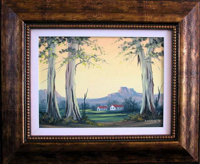 DANE WILLERS Original Oil: A New Day. FRAMED AS SHOWN !! Gallery Price: R4800.00