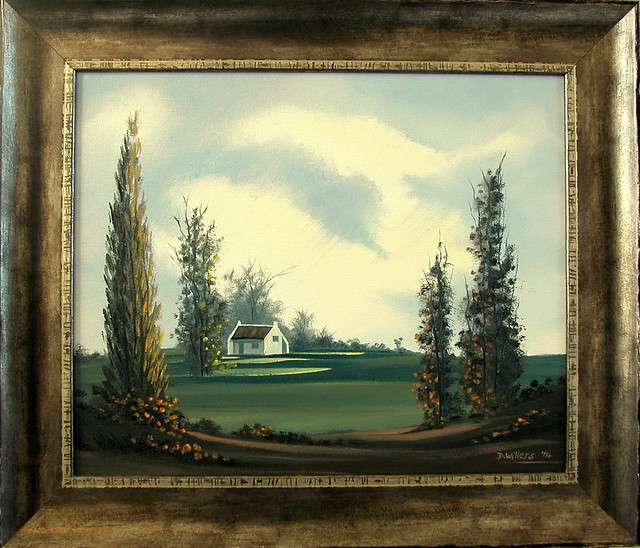 DANE WILLERS Original Oil: "Promise of Rain 2" - SOLD  FRAMED AS SHOWN !! Gallery Price R5000.00