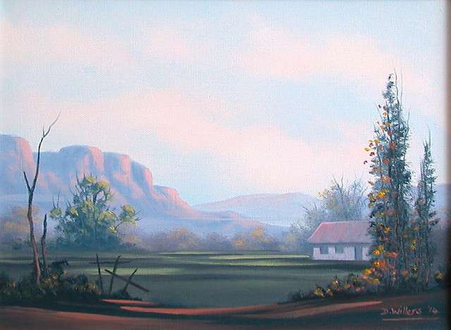 DANE WILLERS Original Oil: Boland Splendour. Gallery Price: R 5800.00