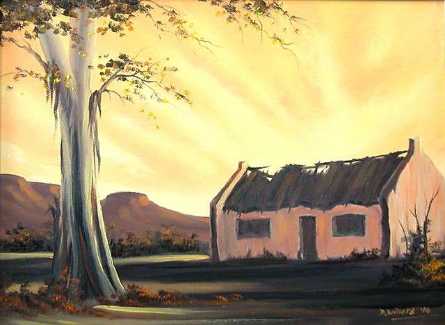 DANE WILLERS Original Oil: Forgotten: Freestate.  Gallery Price: P5500.00