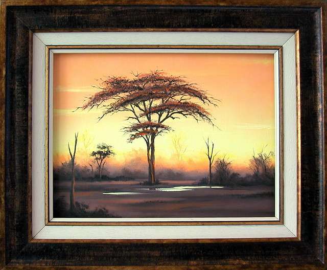 DANE WILLERS Original Oil: End of Day. Unframed. 400 x 300 mm.  Gallery Price: R4000.00