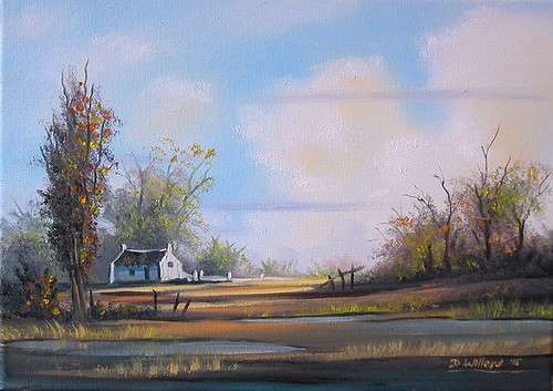 DANE WILLERS Original Oil: Spring. Unframed. 355mm X 255 mm. Stretched Canvas.Gallery Price:R3500.00