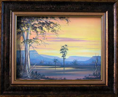 DANE WILLERS Original Oil: Dawn Glow. Unframed. Size: 400 x 300.Gallery Price:R4500.00