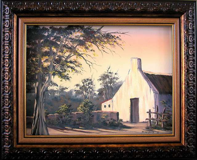 DANE WILLERS Original Oil: Opstal. 400 x 300 mm.  Gallery Price: R4500.00