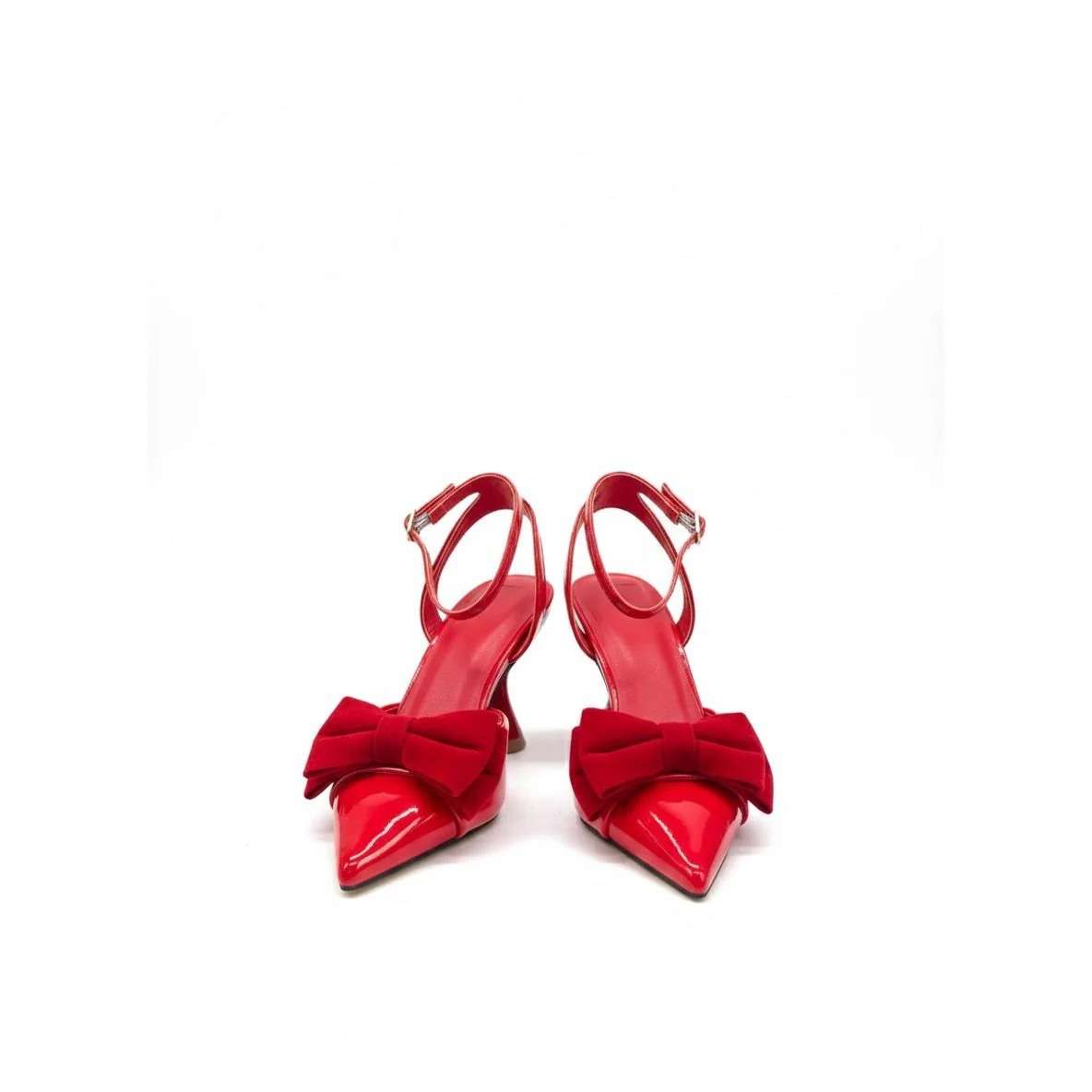 Patent Bow Detail Heels