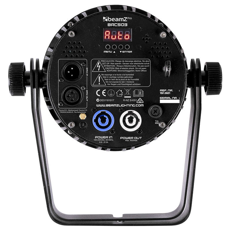 BEAMZPRO BAC503 LED PAR IP20 7x 10W RGBA