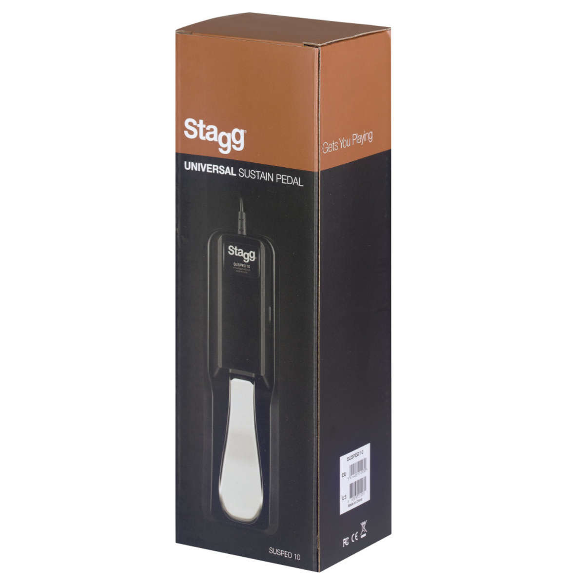 Stagg Universal Sustain Pedal for Electronic Piano or Keyboard