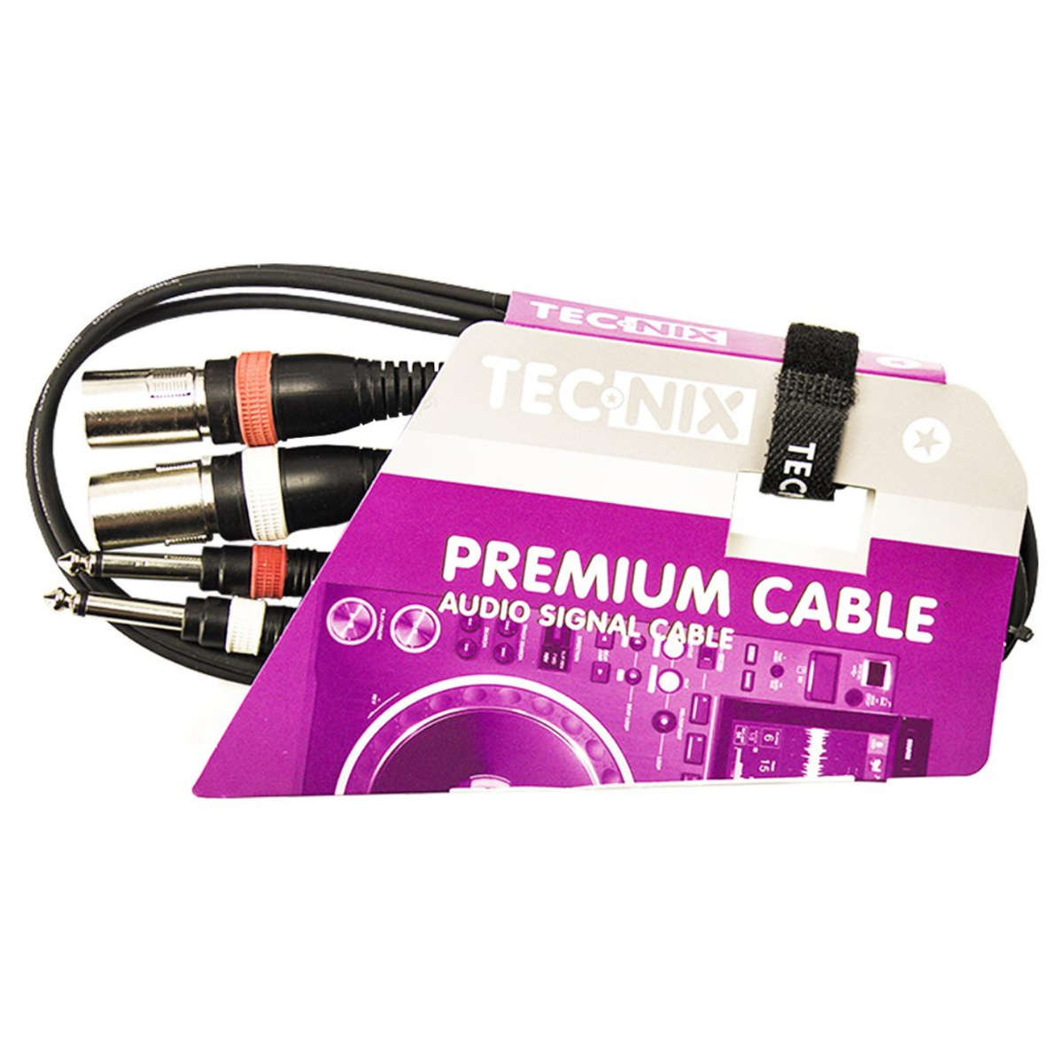 Tecnix Dual XLR Male to Dual 1/4'' Mono Jack  1. 5m