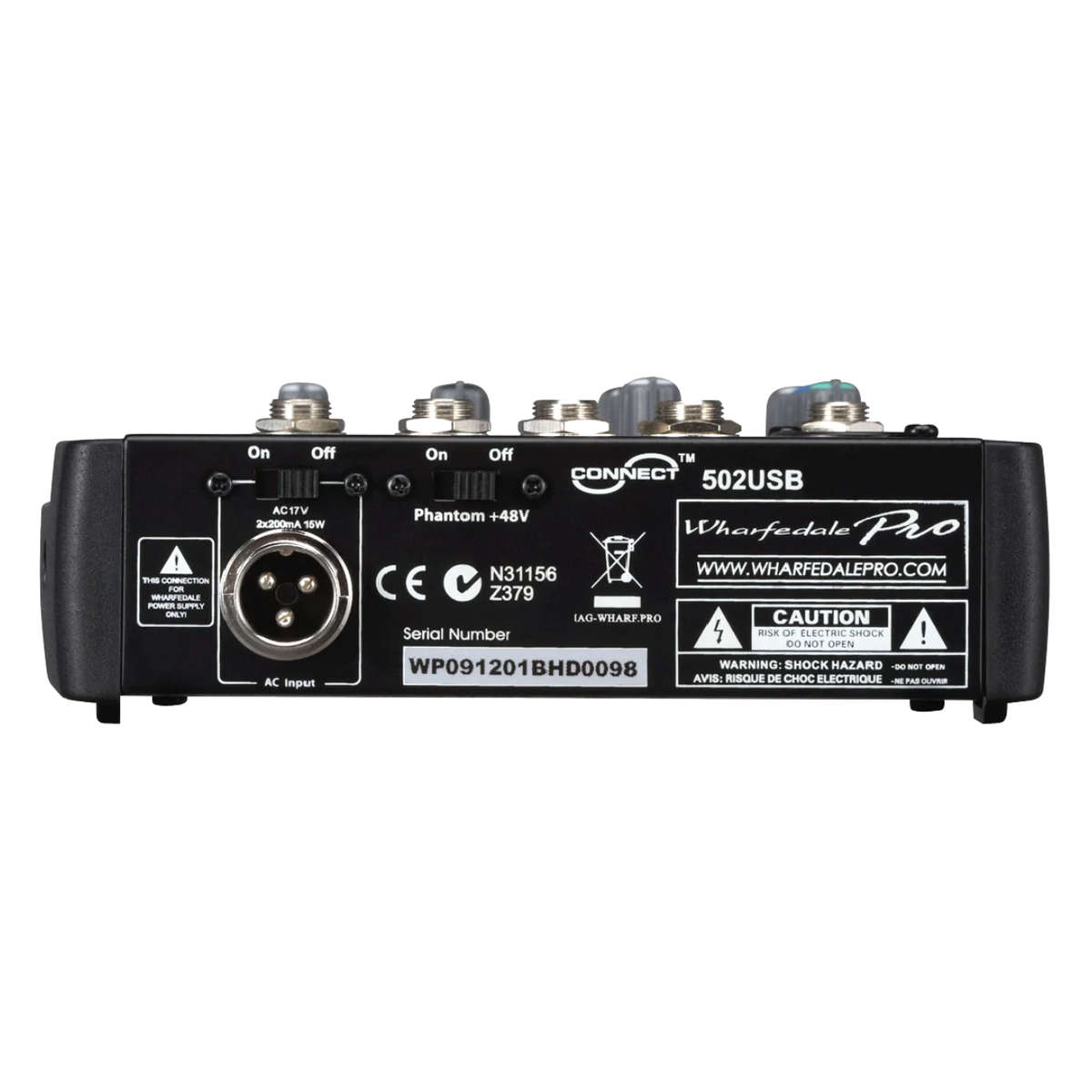 Wharfedale Pro Connect 502USB 5-Channel Mixer