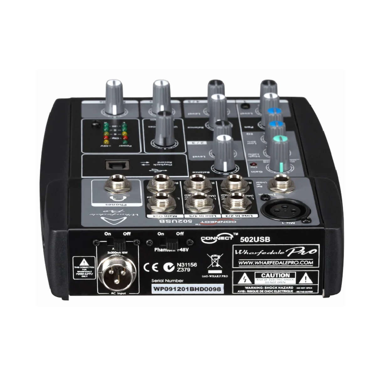Wharfedale Pro Connect 502USB 5-Channel Mixer