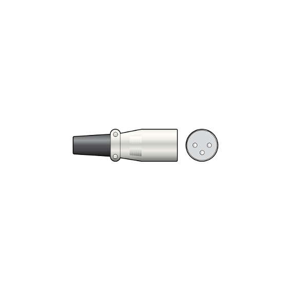 TVA CONNECTOR XLR INLINE MALE