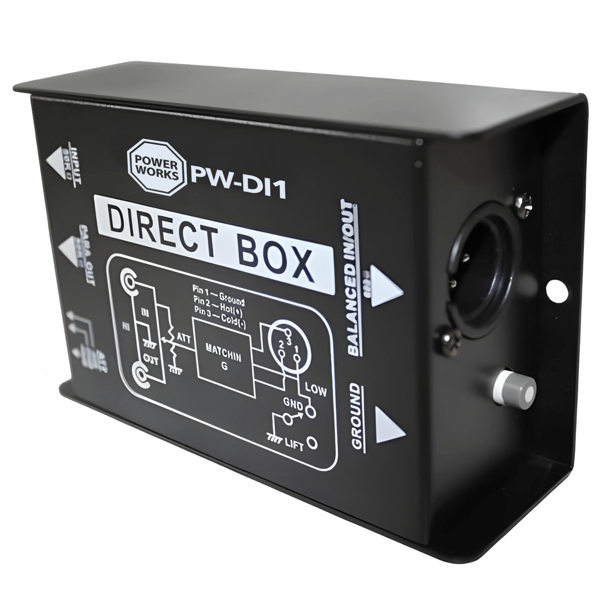 POWERWORKS PW-DI-1 PROFESSIONAL DI BOX