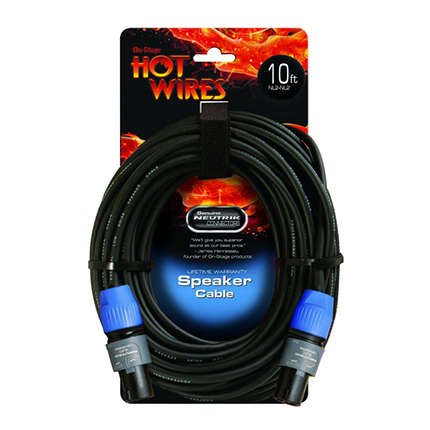 On-Stage SP14-10SS Speakon Cable w/ Neutrik Connectors