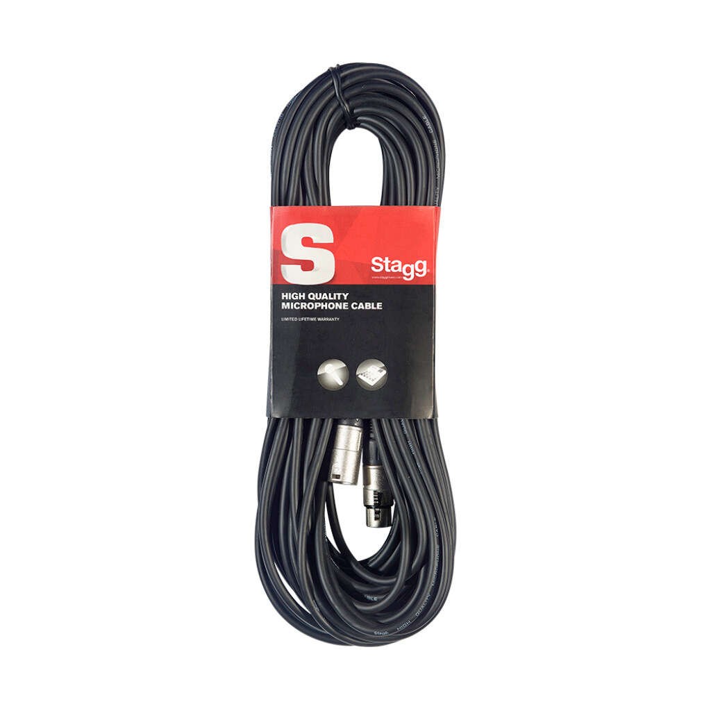 STAGG XLR to XLR Microphone Cable - 15M