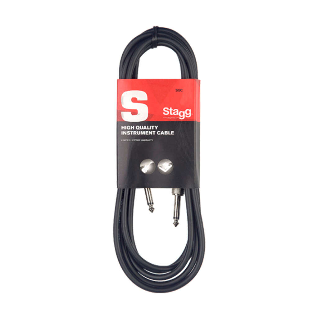 STAGG Standard Instrument Cable Jack to Jack - 1.5M