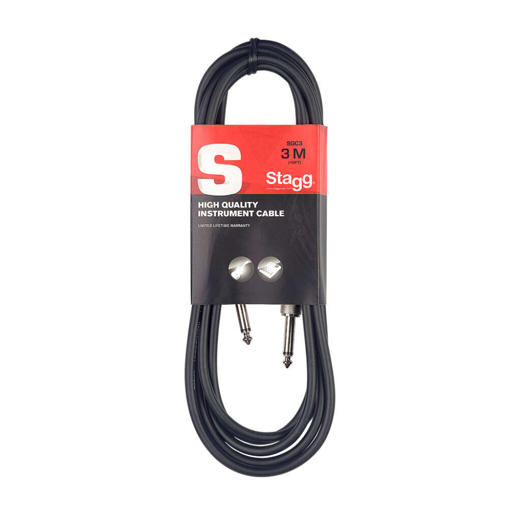 STAGG Standard Instrument Cable Jack to Jack - 3M