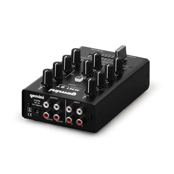 Gemini MM1BT 2-Channel BT DJ Mixer