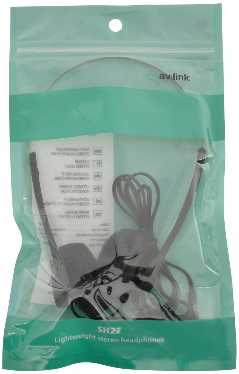 Avlink -SH27 LIGHTWEIGHT  STEREO HEADPHONES