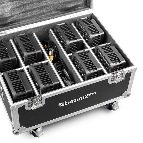 BEAMZ FL128 FLIGHTCASE FOR 8X STARCOLOR128