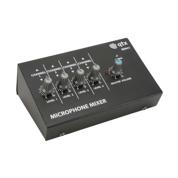 QTX - MM41 MINI MICROPHONE MIXER