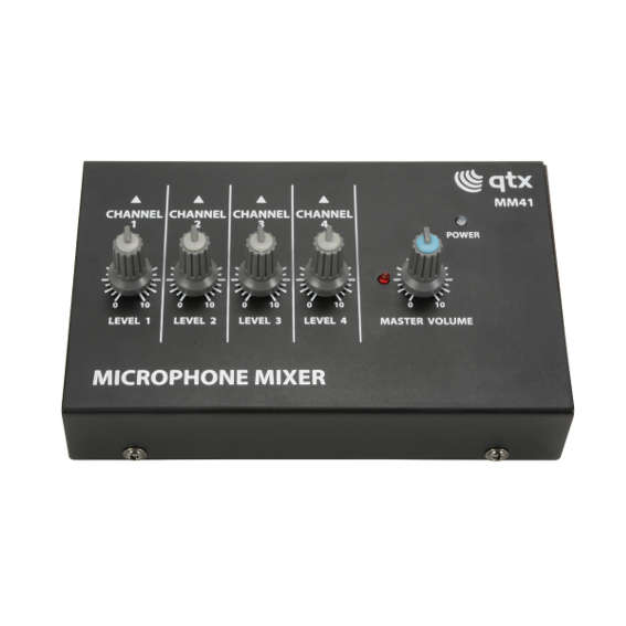 QTX - MM41 MINI MICROPHONE MIXER