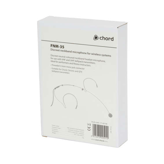 CHORD FNM-35 NECKBAND MICROPHONE BEIGE 3.5mm