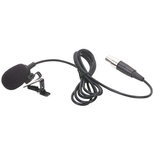 POWER DYNAMICS PDT1 LAPEL MICROPHONE BLACK MINI XLR