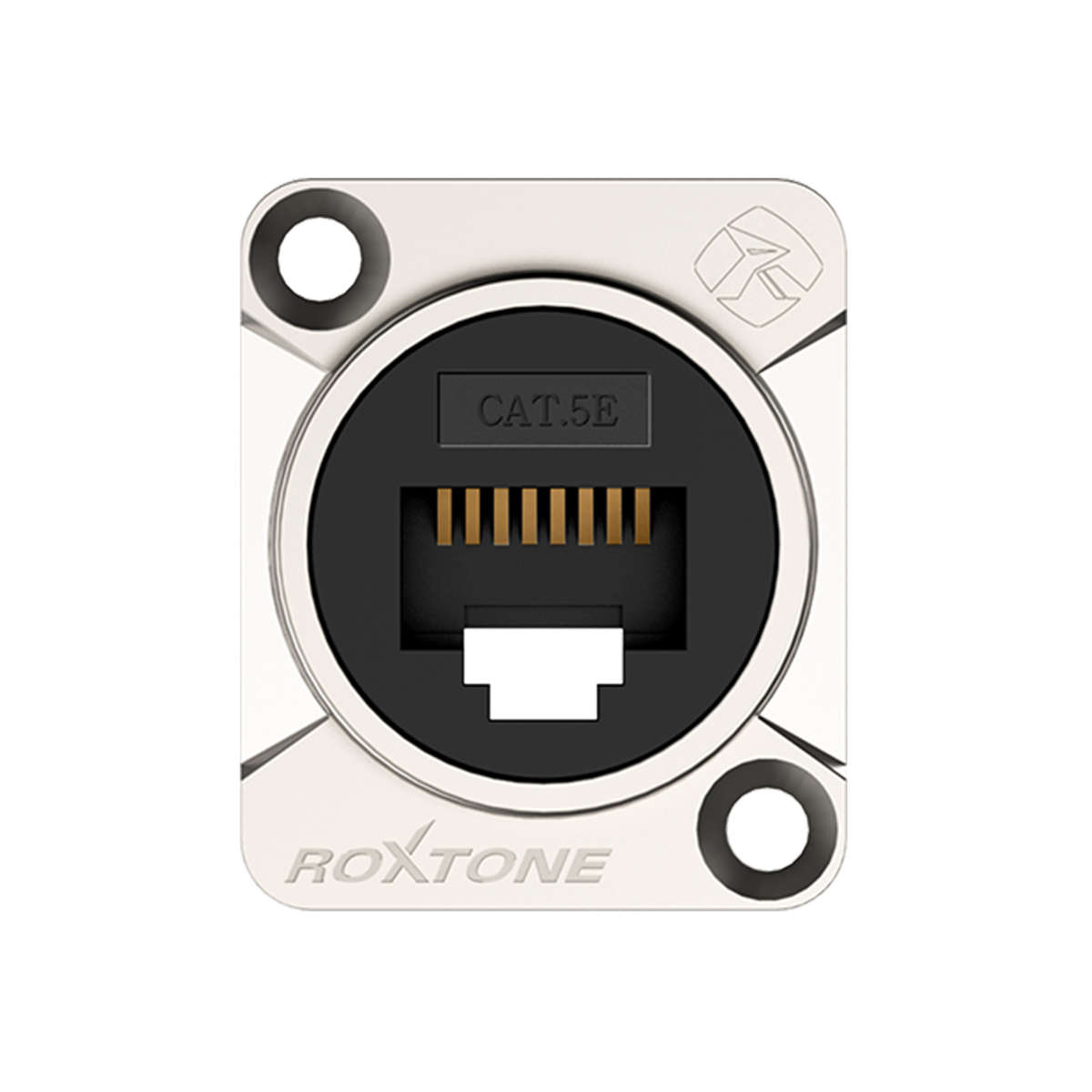 ROXTONE CONNECTOR RJ45 CHASSIS MOUNT CAT6
