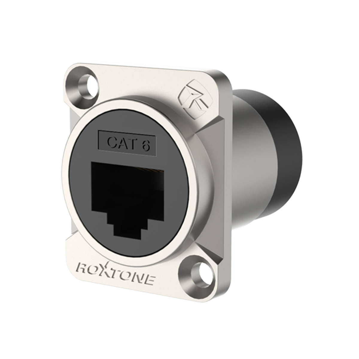 ROXTONE CONNECTOR RJ45 CHASSIS MOUNT CAT6